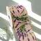 Designer’s Shop Lavender Wired Ribbon 2.5 Inch x 10 Yards – Purple Lavender Floral on Natural Burlap Ribbon. WR 63-5233